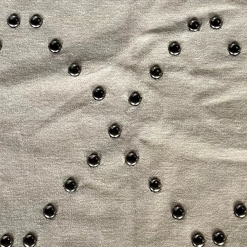 Set of 2 West Elm Diamond Studded Gray/tan (griege) Velveteen Pillow Covers
